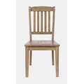 Carlyle Crossing Modern Rustic Solid Pine Slatback Dining Chair (Set of 2)