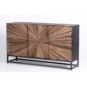 Jofran Furniture Astral Plains Natural 3 Door Accent Cabinet