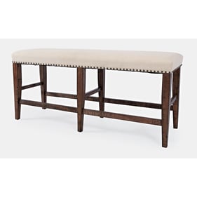 Jofran Furniture Fairview Oak Backless Counter Height Bench