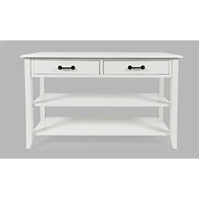 Jofran Furniture North Fork Country Off White Sofa Table