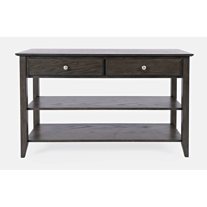 Jofran Furniture Modern Espresso Grey Brown Sofa Console Table JFN-1977-4