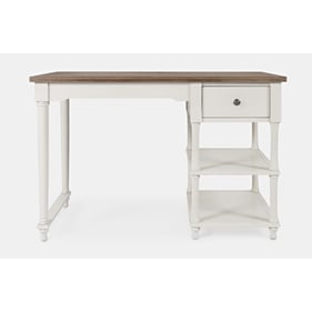 Jofran Furniture Grafton Farms Brushed White USB Charging Desk