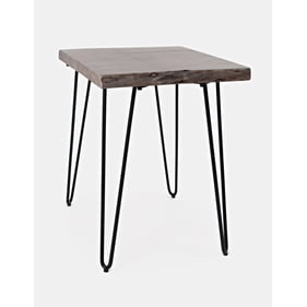 Jofran Furniture Natures Edge Slate Solid Acacia Chairside Table