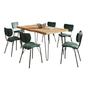 Jofran Furniture Natures Edge Natural and Jade 7pc Dining Set