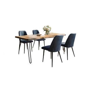 Jofran Furniture Natures Edge Natural Blueberry 5pc Dining Room Set