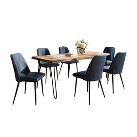 Jofran Furniture Natures Edge Natural Blueberry 7pc Dining Room Set