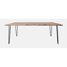 Jofran Furniture Natures Edge Natural 79 Inch Dining Table