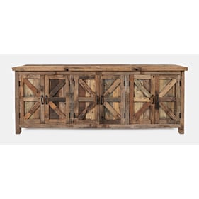 Jofran Furniture Eden Prairie Brown 6 Door Accent Cabinet