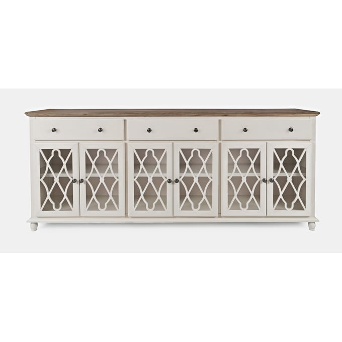 Jofran Furniture Aurora Hills Brushed White 6 Door Accent Chest JFN-1998-86