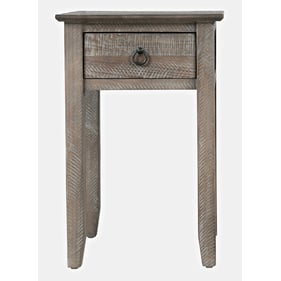 Jofran Furniture Devon Grey Wash End Table