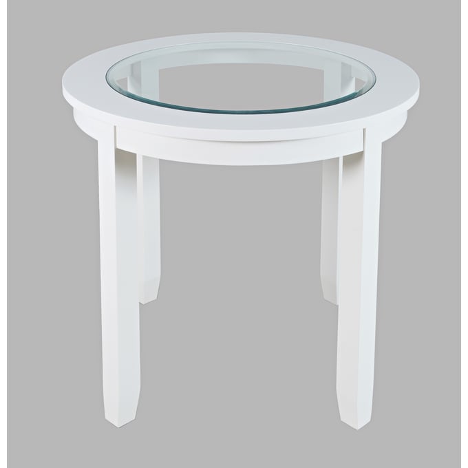 Jofran Furniture Urban Icon White Round Counter Height Table JFN-2003-36