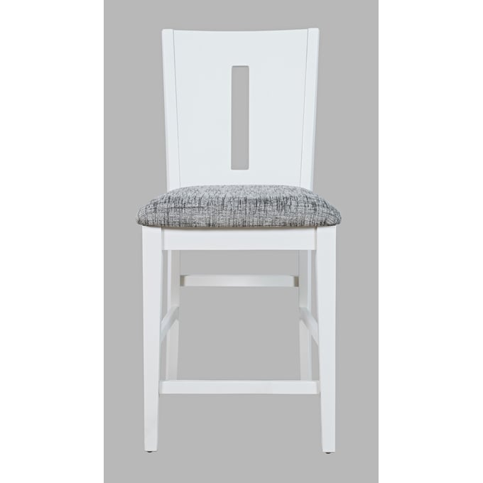 2 Jofran Furniture Urban Icon White Counter Height Stools JFN-2003-BS410KD