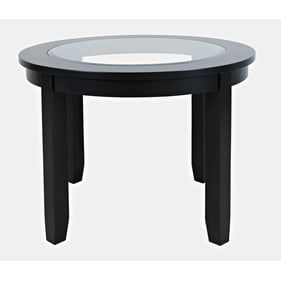 Jofran Furniture Urban Icon Black Round Dining Table