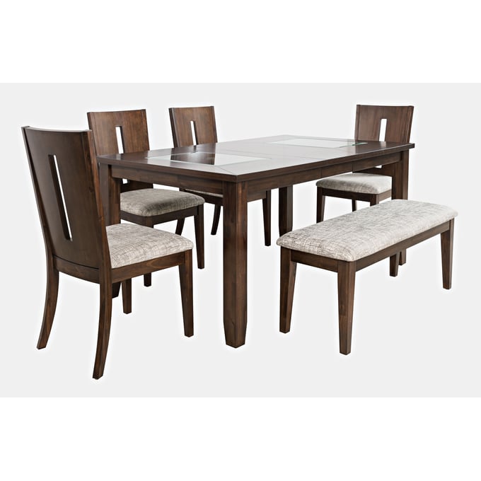 Jofran Furniture Urban Icon Merlot 6pc Dining Room Set JFN-2005-66-DR-S6