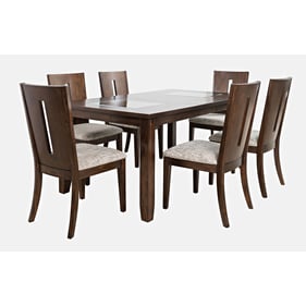 Jofran Furniture Urban Icon Merlot 7pc Dining Room Set