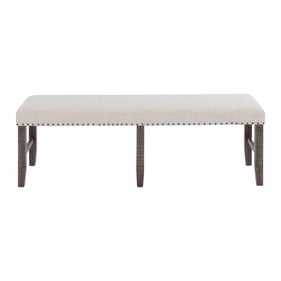 Jofran Furniture Willow Creek Distressed Brown Dining Bench