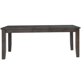 Jofran Furniture Willow Creek Distressed Brown Extension Dining Table