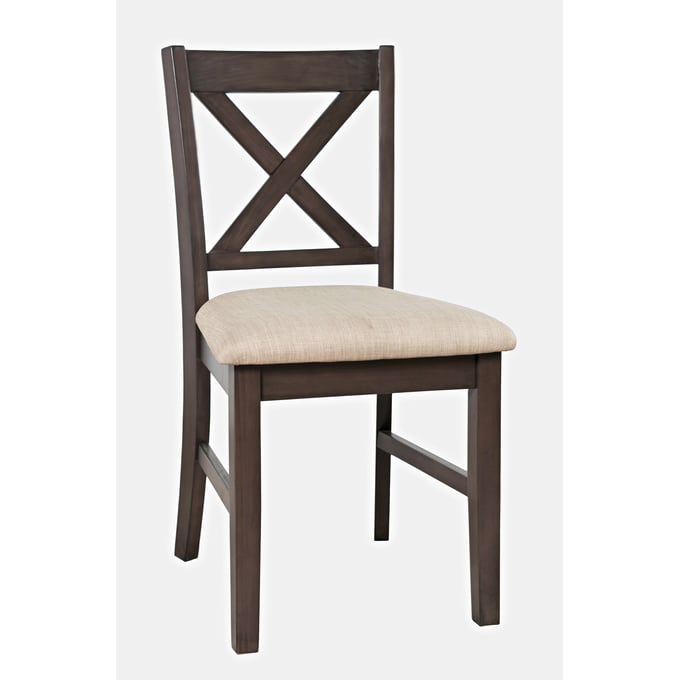 Jofran Furniture Hobson Grey X Back Chair JFN-2025-340GRKD