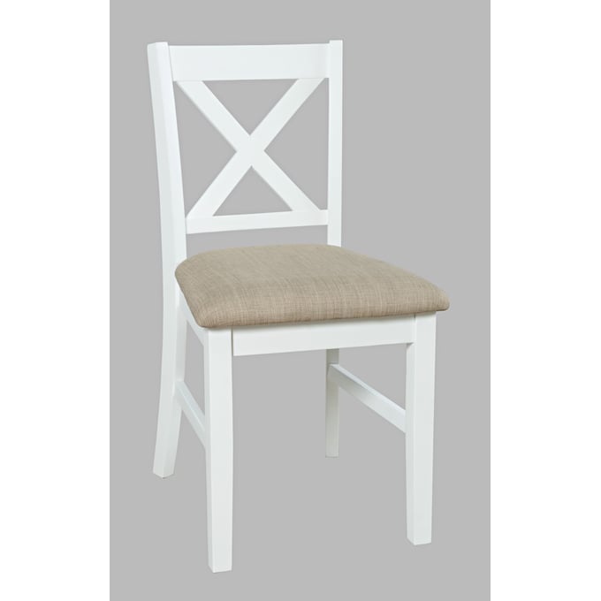 Jofran Furniture Hobson White X Back Chair JFN-2025-340WHKD