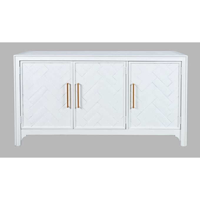 Jofran Furniture Gramercy Blanc 3 Door Accent Cabinet JFN-2056-60