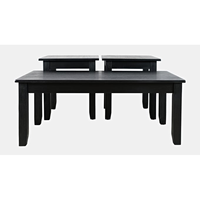 Jofran Furniture Eros Brushed Black 3pc Coffee Table Set JFN-2089-BLK