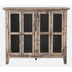 Jofran Furniture Rustic Shores Grey Wash 48 Inch Accent Cabinet