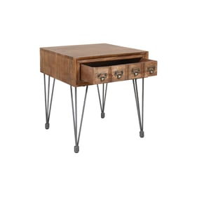 Jofran Furniture American Vintage Medium Brown End Table