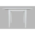 Eastern Tides Coastal Wire-Brushed Acacia Drop-Leaf Coastal Wire-Brushed Acacia Dining Table