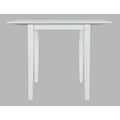 Eastern Tides Coastal Wire-Brushed Acacia Drop-Leaf Counter Height Dining Table