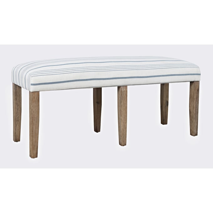 Jofran Furniture Eastern Tides Blue Stripe Dining Bench JFN-2148-46KD