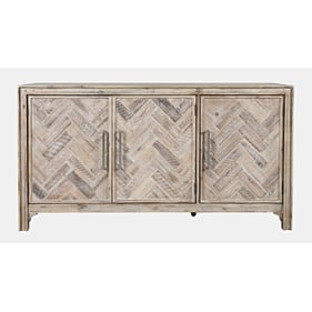 Jofran Furniture Gramercy Grey Wash 3 Door Accent Cabinet