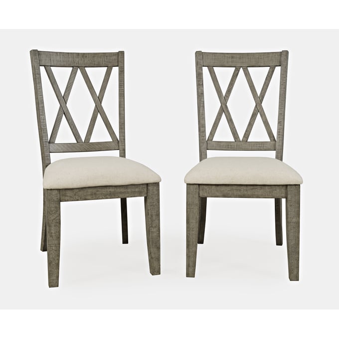 2 Jofran Furniture Telluride Driftwood Gray Dining Chairs JFN-2231-401KD