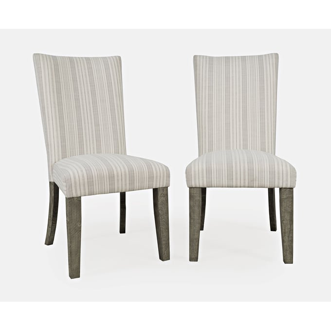 2 Jofran Furniture Telluride Driftwood Grey Parsons Dining Chairs JFN-2231-405KD