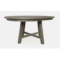 Telluride Contemporary Rustic Farmhouse Round to Oval Counter Height Dining Table