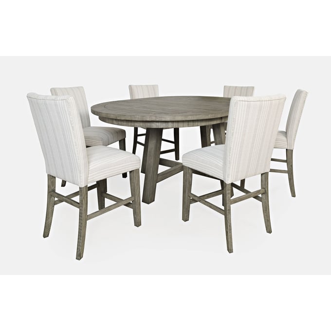 Jofran Furniture Telluride Driftwood Grey 7pc Counter Height Set JFN-2231-54C-6U