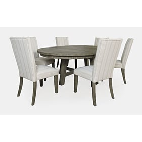 Jofran Furniture Telluride Driftwood Grey 7pc Dining Room Set