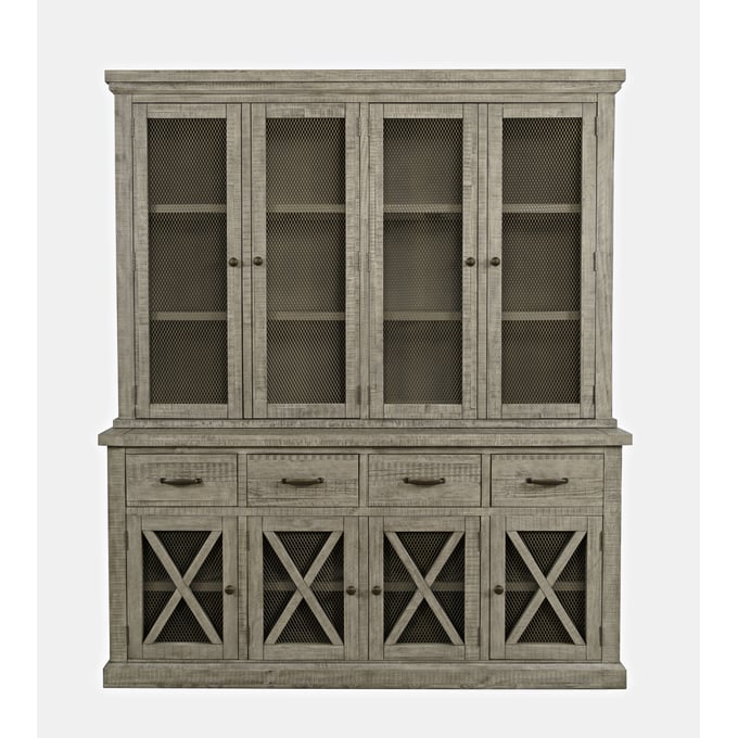 Jofran Furniture Telluride Driftwood Grey Sideboard Buffet Hutch JFN-2231-7071KT