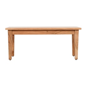 Jofran Furniture Colby Natural 42 Inch Hardwood Bench