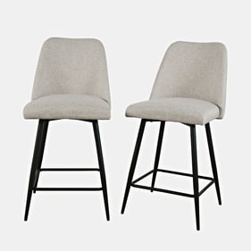 2 Jofran Furniture Macey Natural Counter Barstools