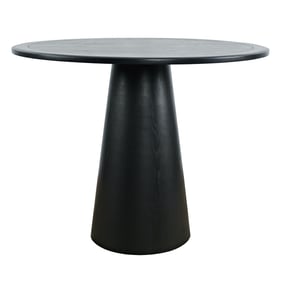 Jofran Furniture Nash Black Pedestal Counter Height Table