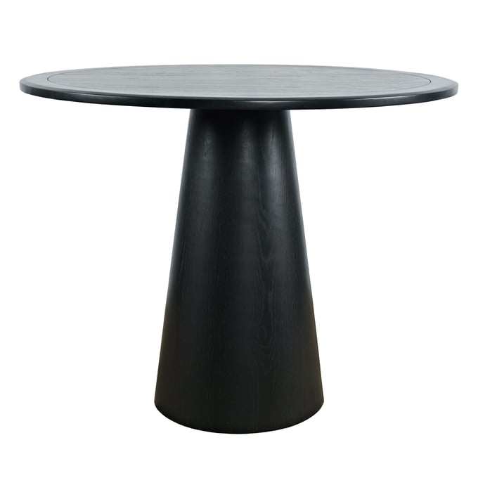 Jofran Furniture Nash Black Pedestal Counter Height Table JFN-2271-NASH45BTBKT