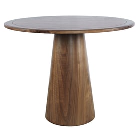 Jofran Furniture Nash Walnut Pedestal Counter Height Table