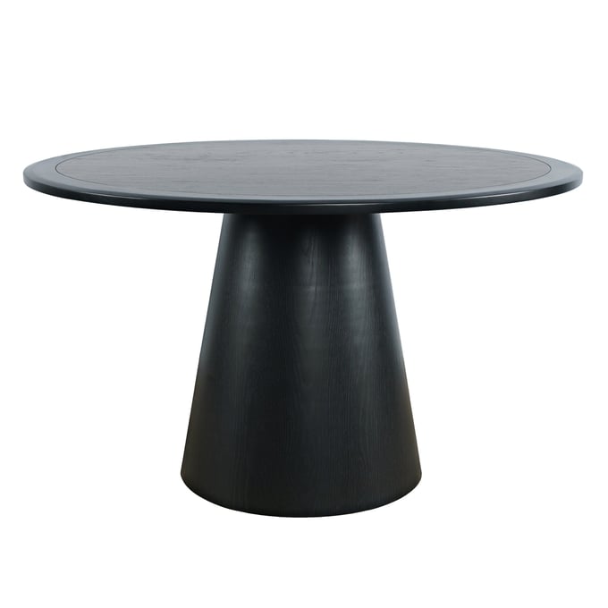 Jofran Furniture Nash Black Round Pedestal Dining Table JFN-2271-NASH50BTBKT