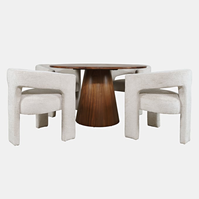 Jofran Furniture Gwen Natural 5pc Dining Set JFN-2271-NASHD-4NAT