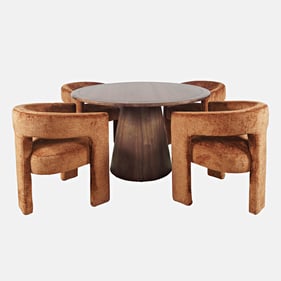 Jofran Furniture Gwen Rust 5pc Dining Set