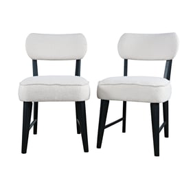 2 Jofran Furniture Wes Black Dining Chairs