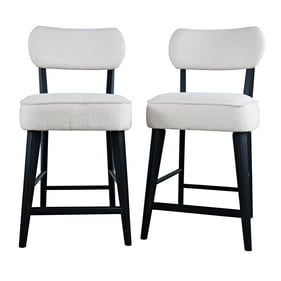 2 Jofran Furniture Wes Black Counter Stools