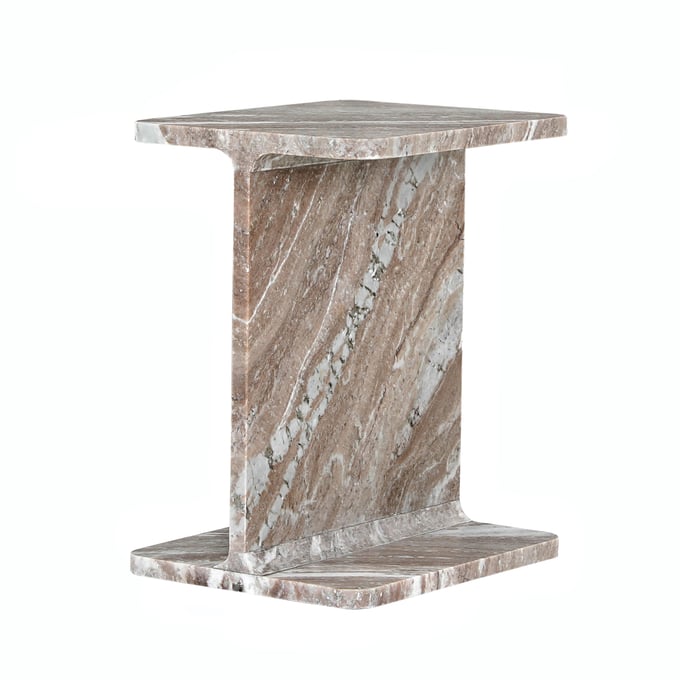 Jofran Furniture Enzo Toronto Marble Icon End Table JFN-2330-ENZOTNT