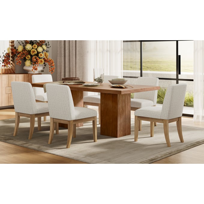 Jofran Furniture Sequoia Brown 7pc Dining Room Set JFN-2351-DR-S1