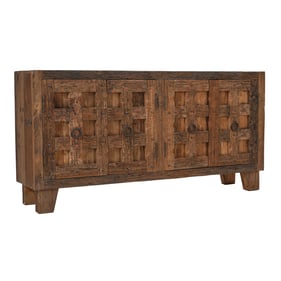 Jofran Furniture Colton Dark Brown Accent Storage Cabinet Sideboard